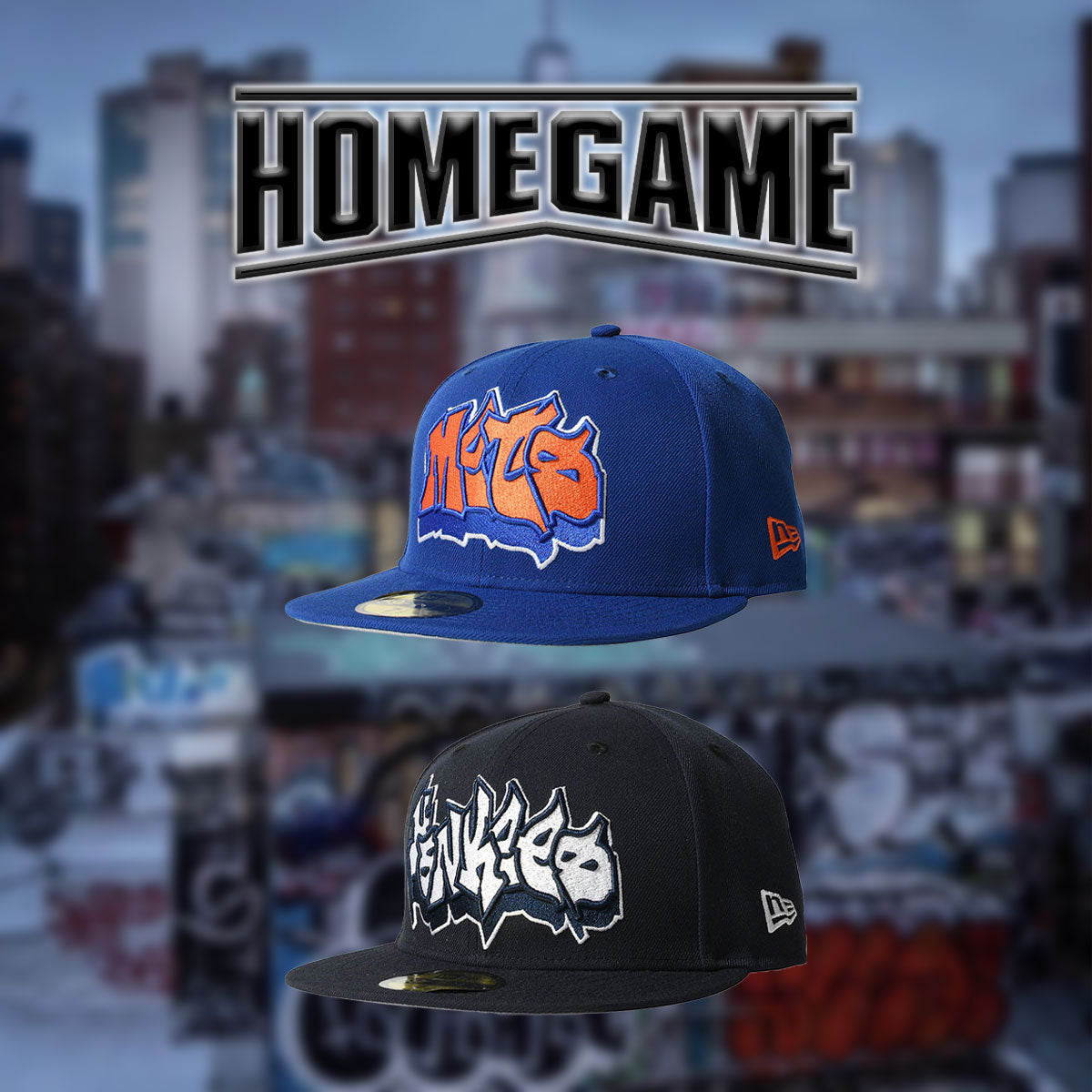 ストリートグラフィックロゴを採用したカスタムキャップが登場