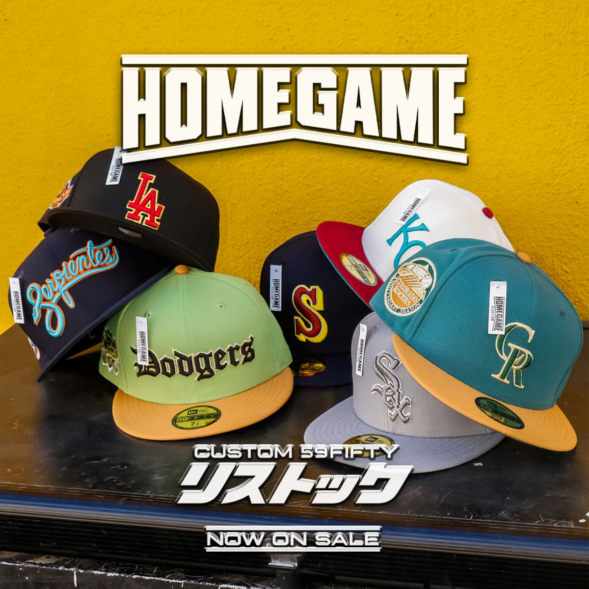 過去に抽選販売されたカスタムキャップが再入荷！！ – HOMEGAME TOKYO