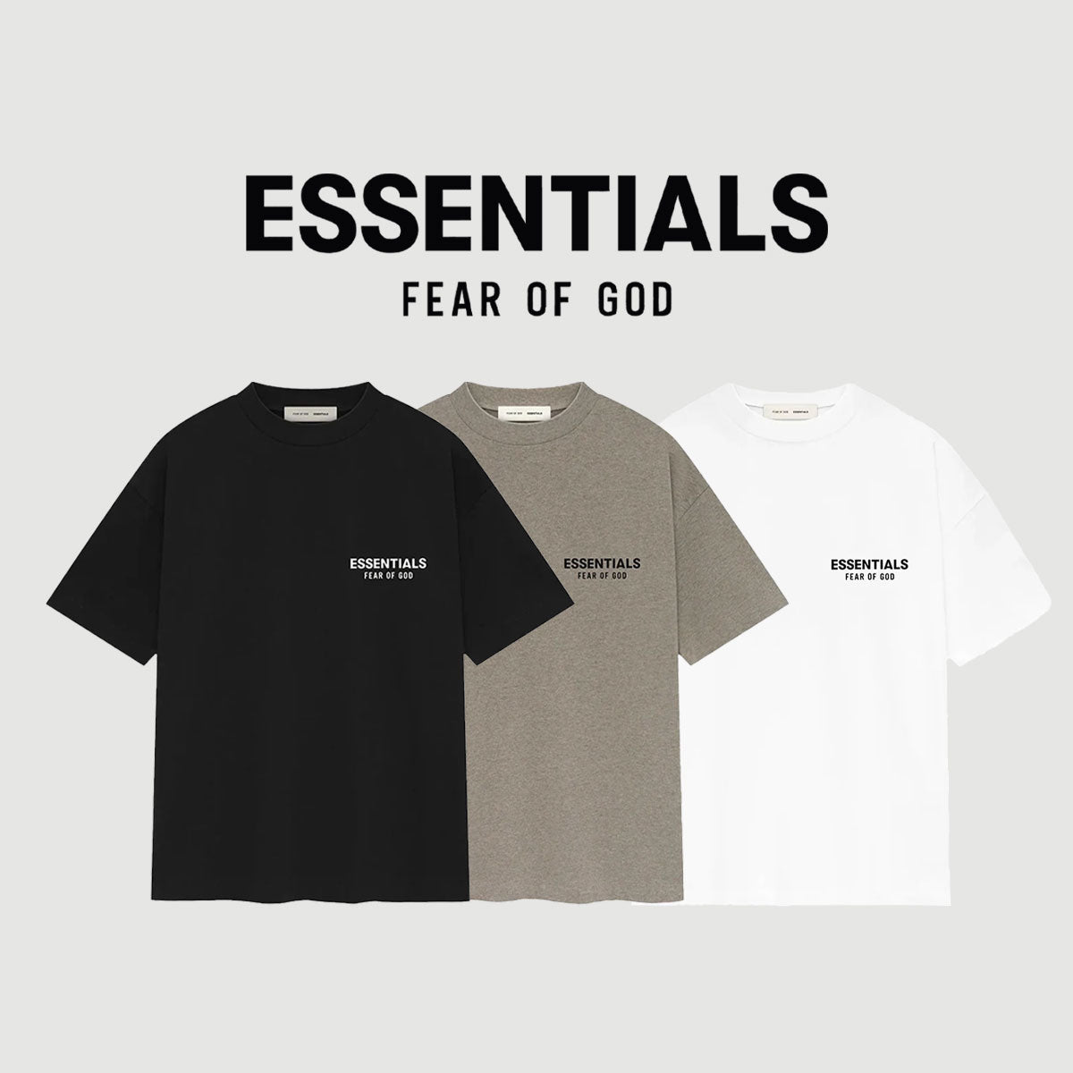 ヤマト【FearOfGod】ESSENTIALS Tシャツ 3色展開 ESSENTIALSより手触りの良いTシャツが3色展開で登場