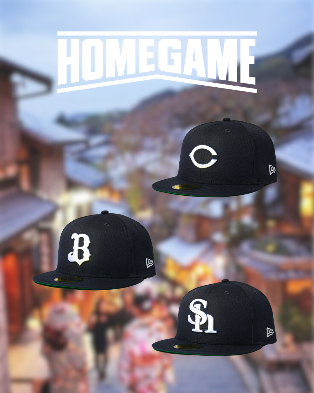 4/16 12時よりHOMEGAME CUSTOM NEW ERA 59FIFTYが抽選開始