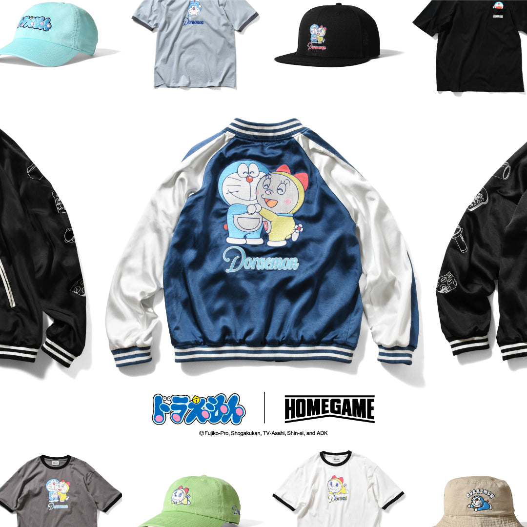 HOMEGAMEによるドラえもんアパレルコレクション10月31日（金）発売開始