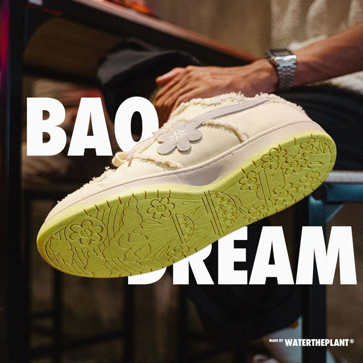 WATER THE PLANT - BAO KICKS CREAM WHITE【WTP030】