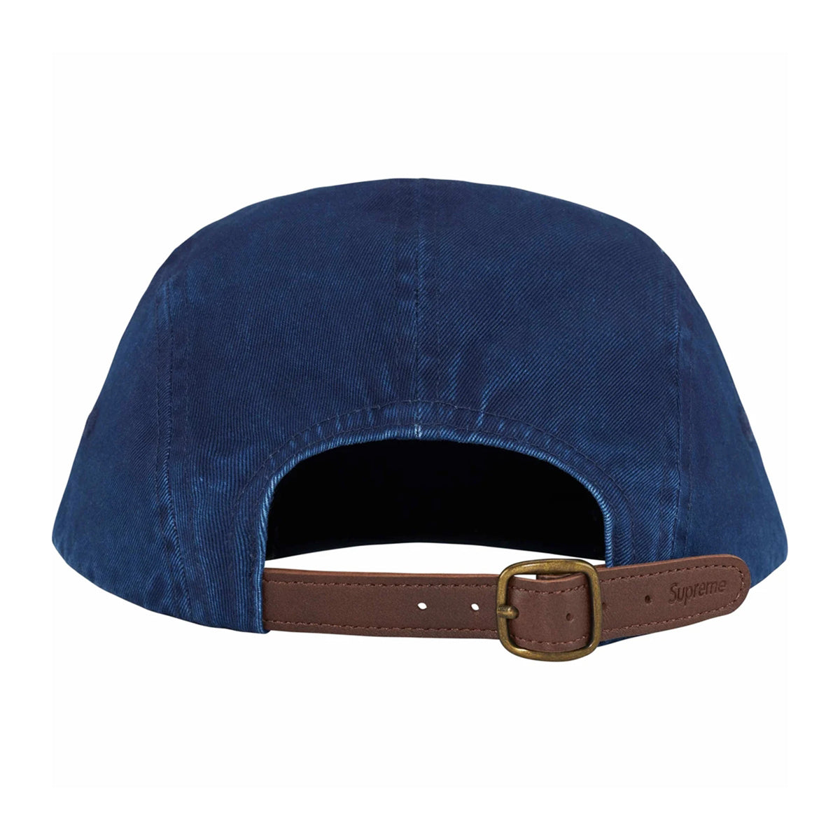 Supreme - WASHED CHINO TWILL CAMP CAP INDIGO