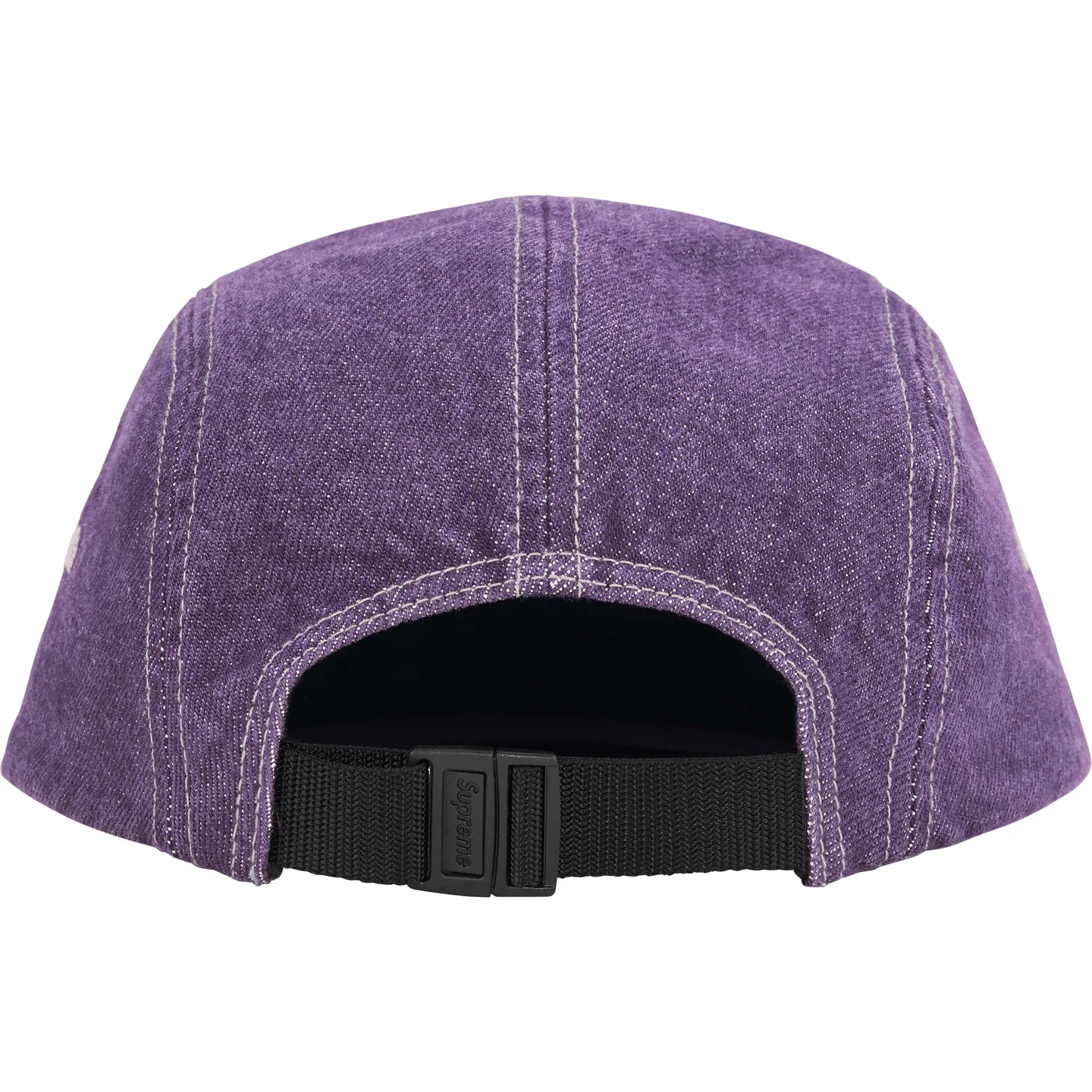SUPREME - DENIM CAMP CAP PURPLE