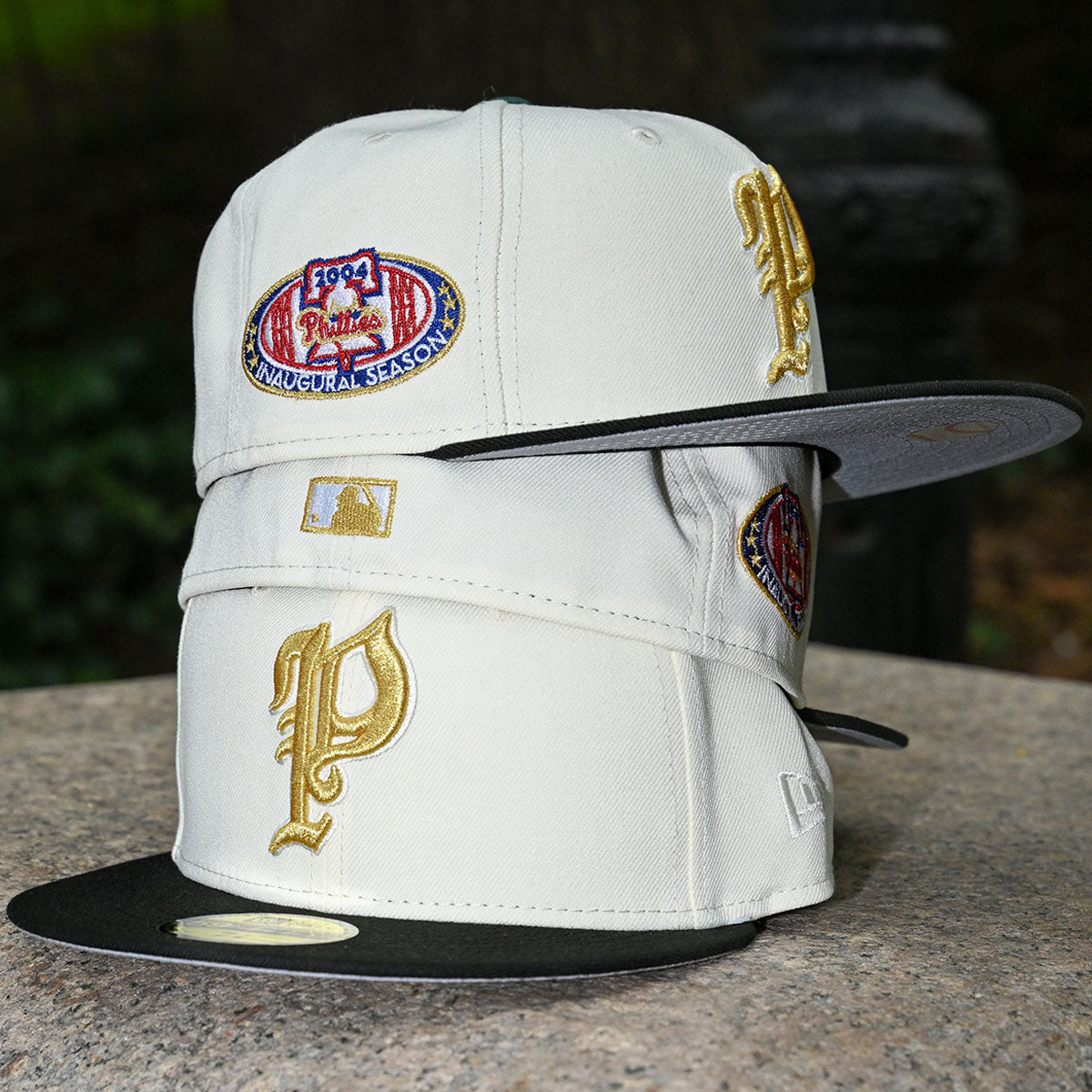 NEW ERA Philadelphia Phillies - 59Fifty 2004 Inaugural Season Chrome White/Black