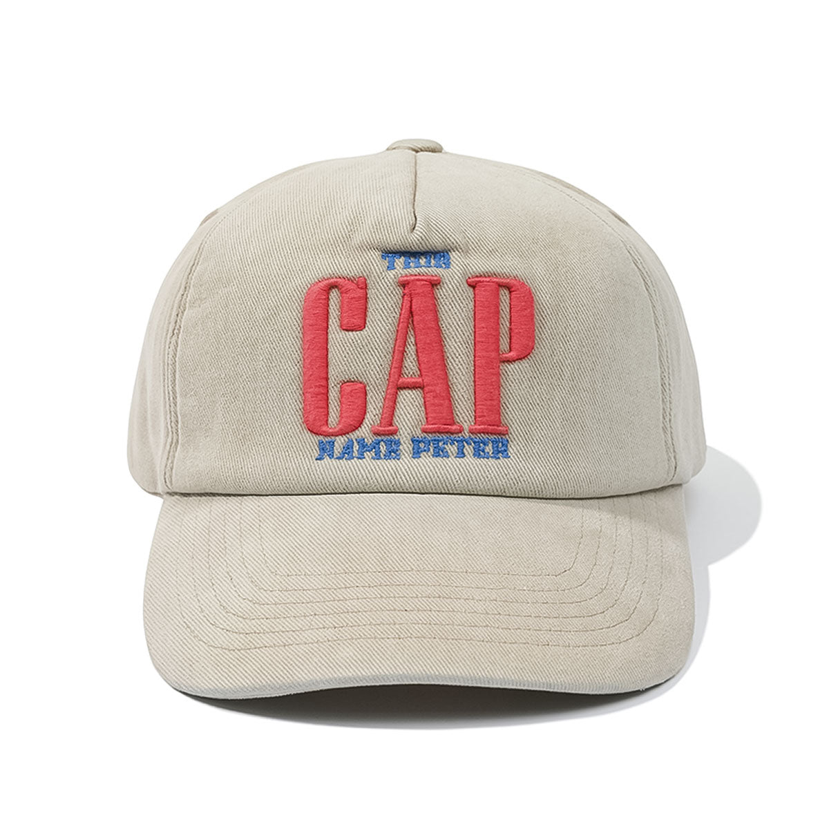 MY NAME IS PETER - 5 PANEL THIS 'CAP' BEIGE