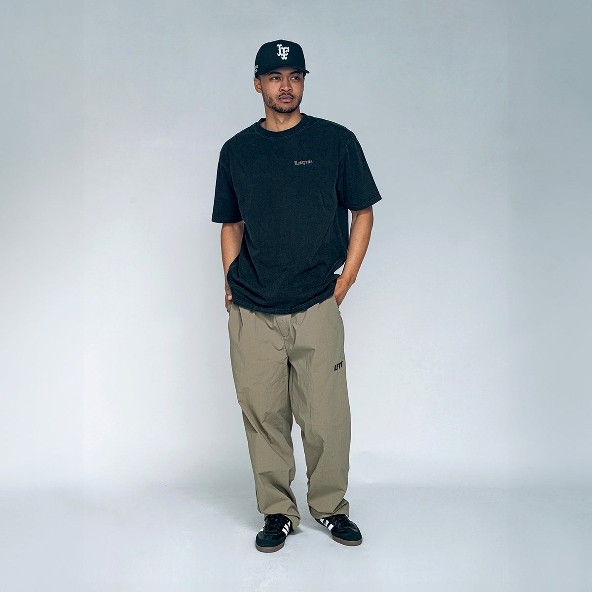 LFYT - OLD ENGLISH LOGO PIGMENT DYED TEE【LS250113】