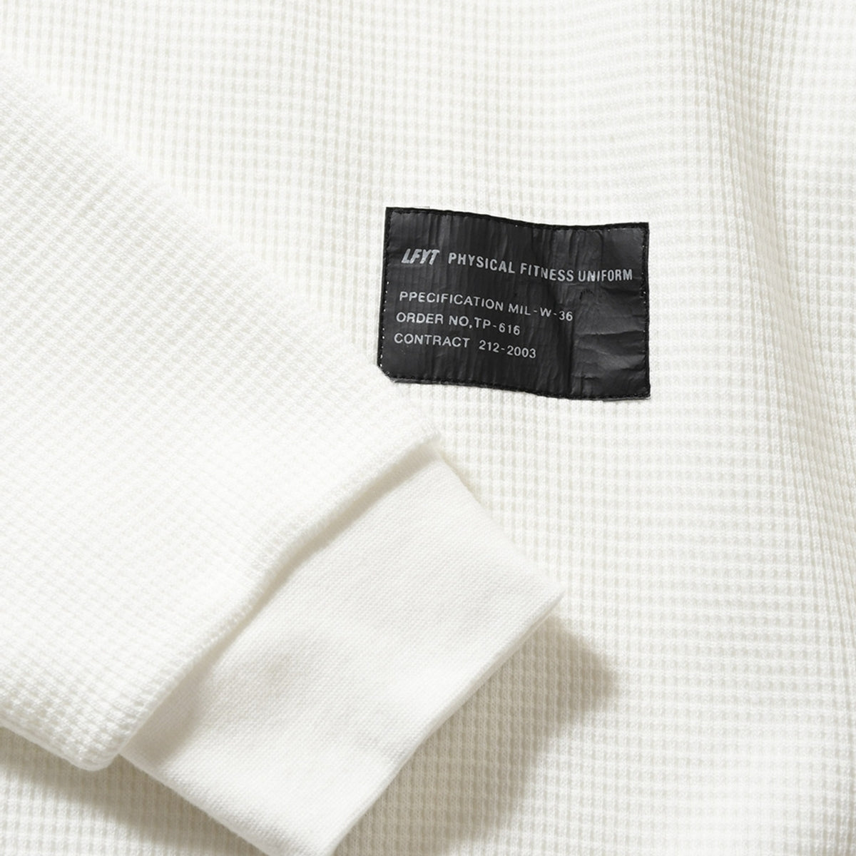 LFYT - WAFFLE THERMAL L/S TEE【LA250104】