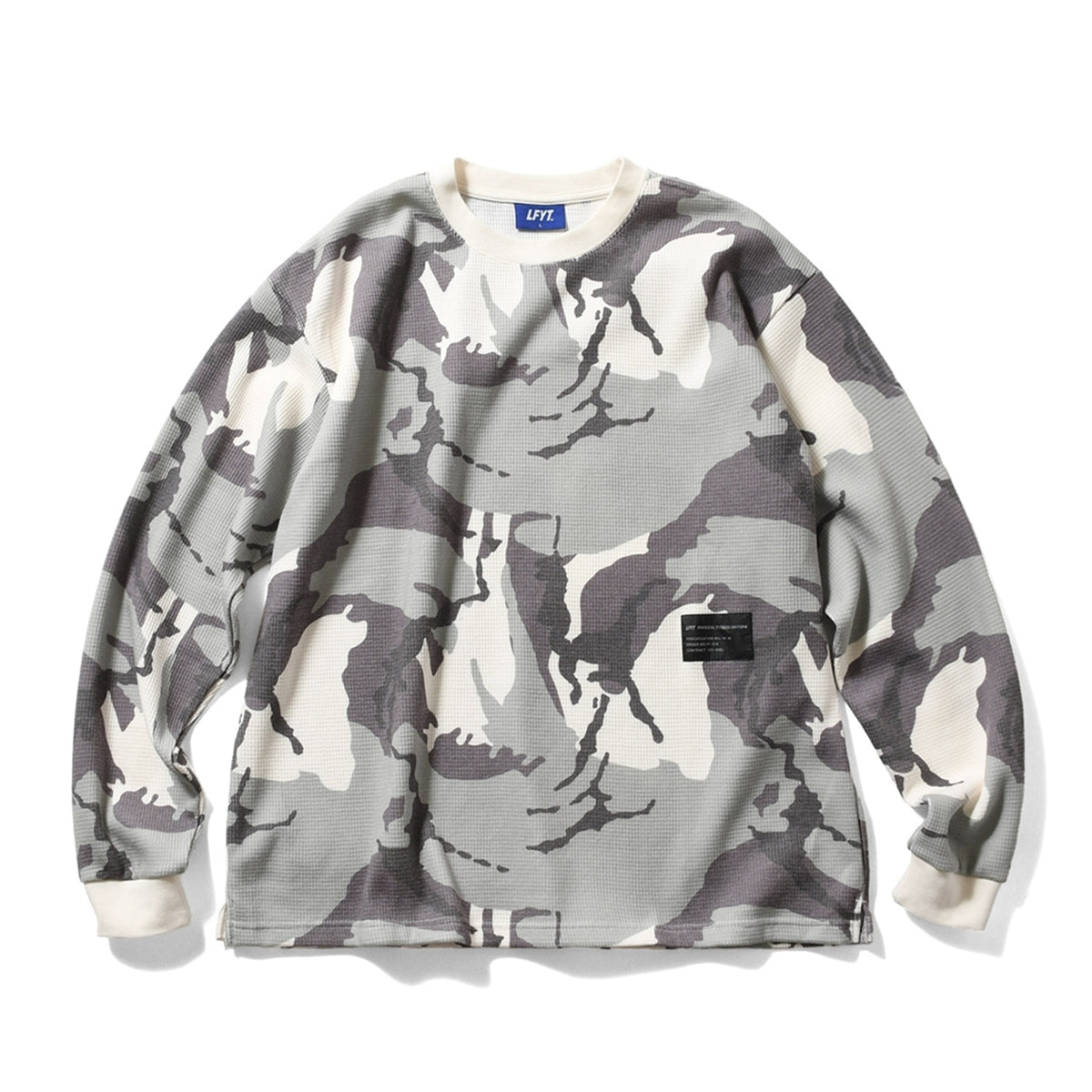 LFYT - WAFFLE THERMAL L/S TEE【LA250104】