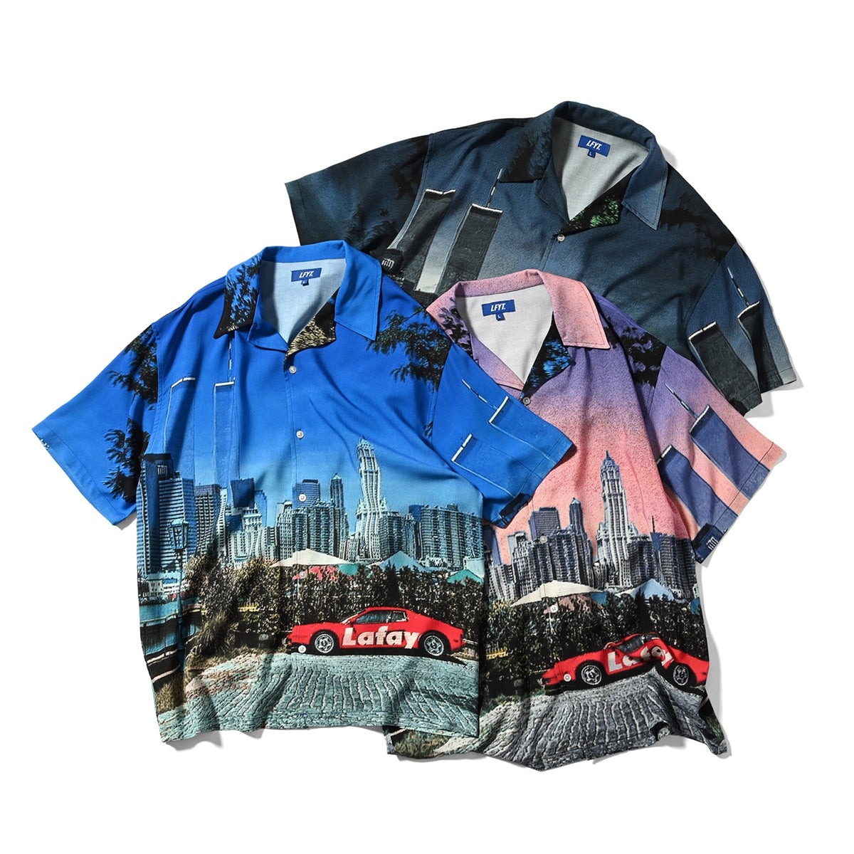 LFYT - CITYSCAPE ALLOVER PATTERN SHIRT【LS250204】