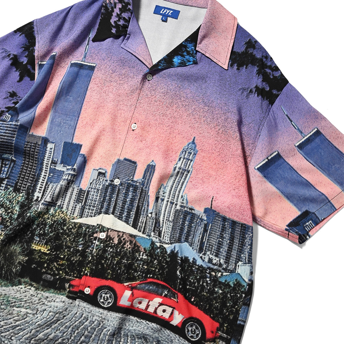 LFYT - CITYSCAPE ALLOVER PATTERN SHIRT【LS250204】