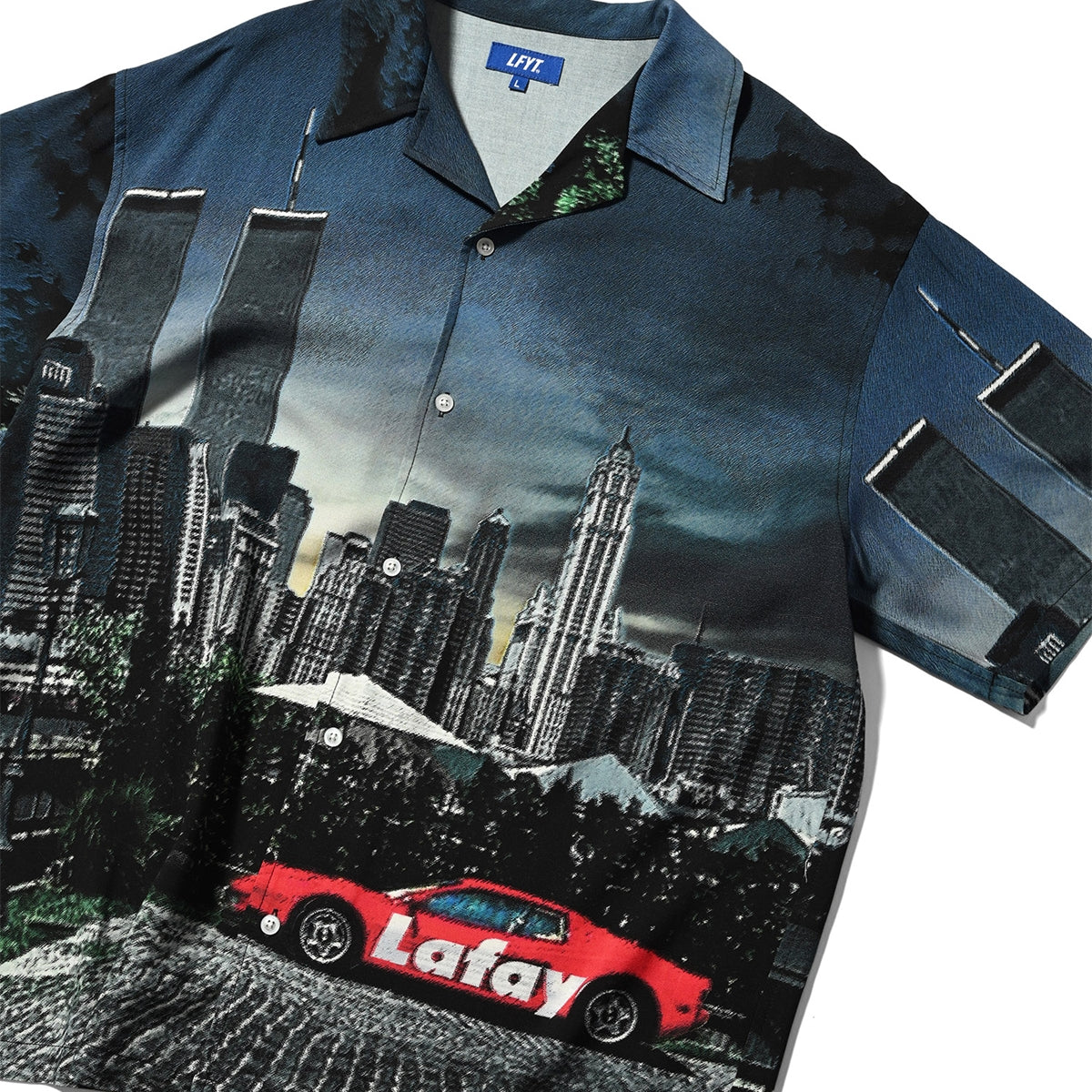 LFYT - CITYSCAPE ALLOVER PATTERN SHIRT【LS250204】