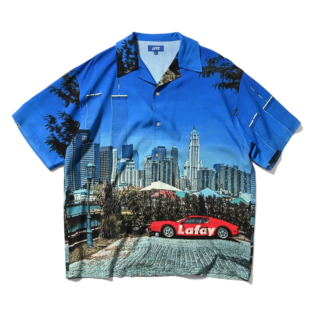 LFYT - CITYSCAPE ALLOVER PATTERN SHIRT【LS250204】