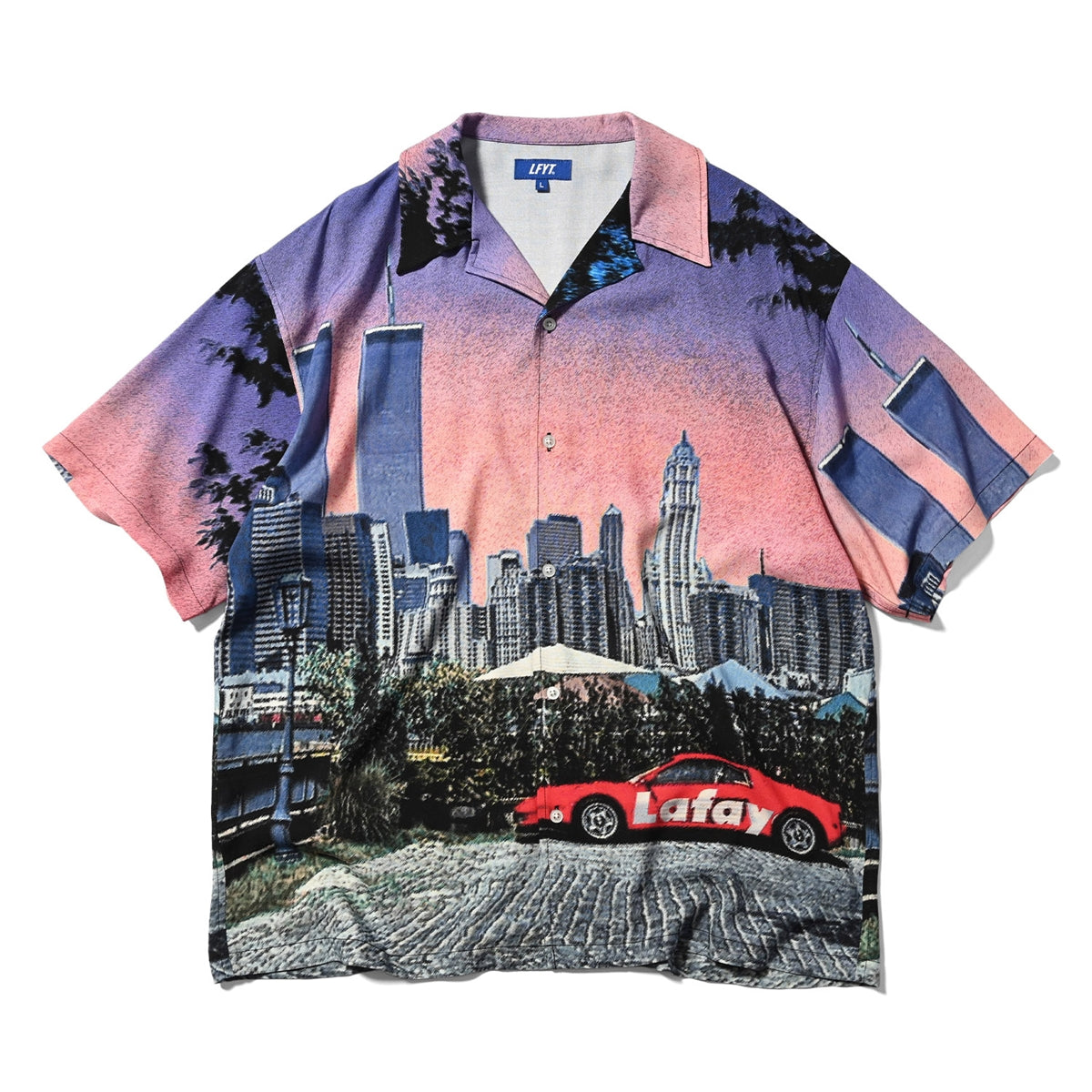 LFYT - CITYSCAPE ALLOVER PATTERN SHIRT【LS250204】