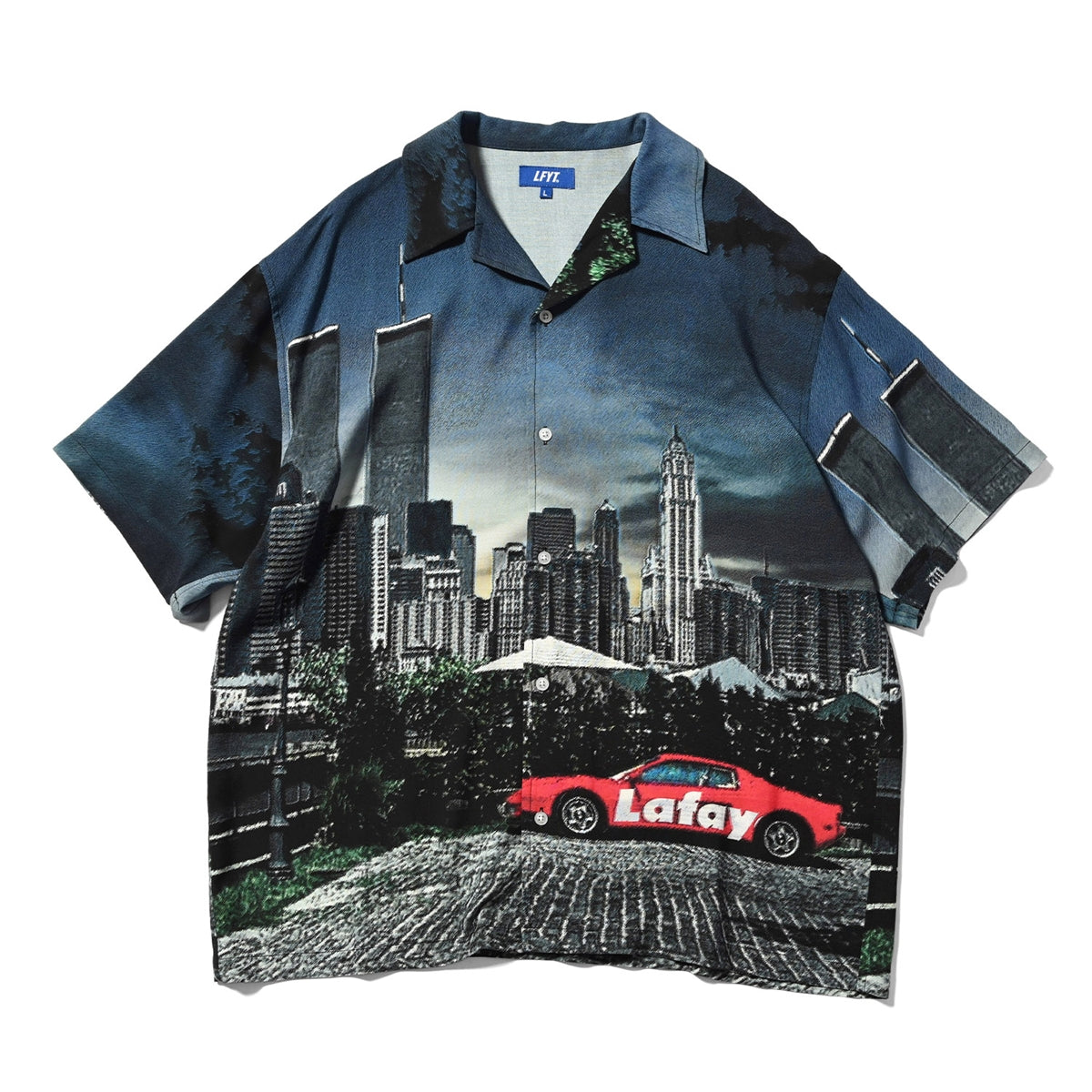 LFYT - CITYSCAPE ALLOVER PATTERN SHIRT【LS250204】