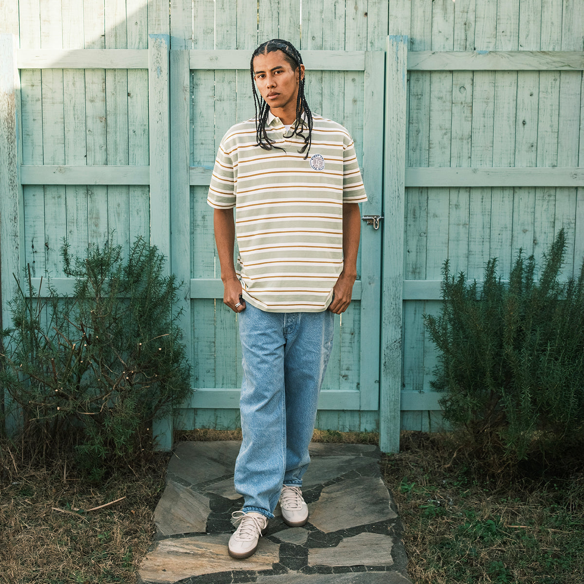 LFYT - ATHLEISURE STRIPED POLO SHIRT【LS260205】