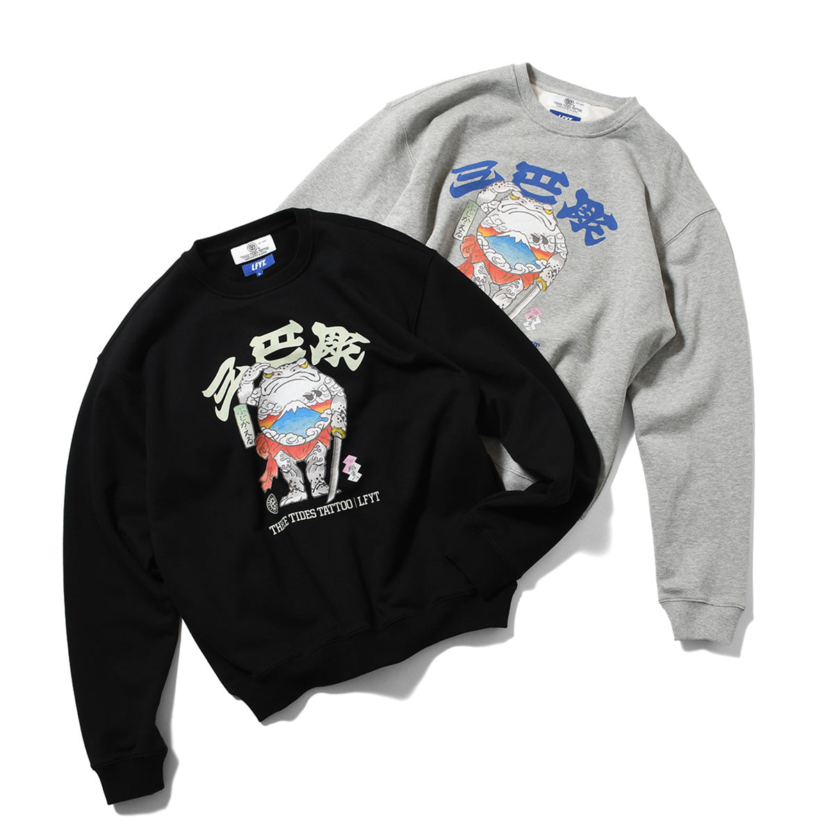 LFYT x THREE TIDES TATTOO - HORIMATSU CREW SWEAT【LE260701