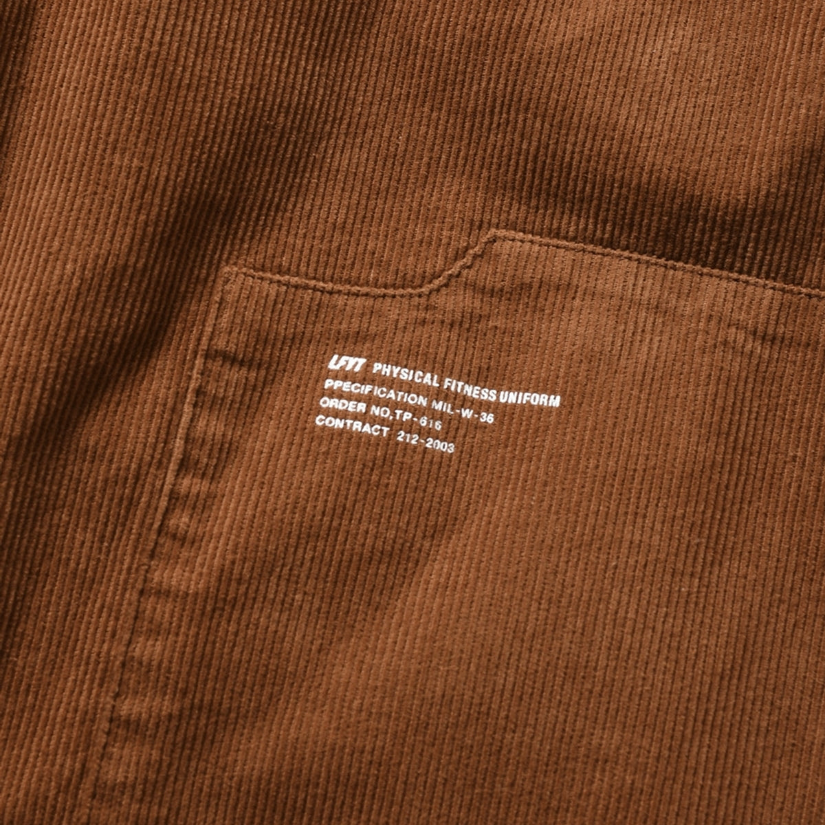 LFYT - DOUBLE KNEE CORDUROY PANTS【LA251203】