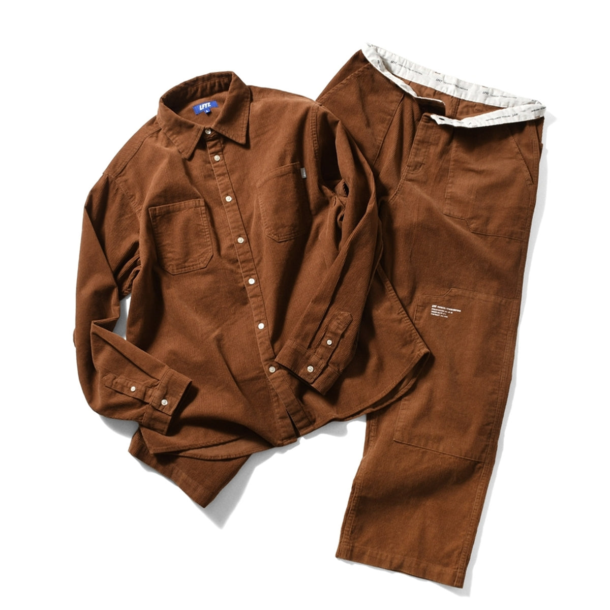 LFYT - DOUBLE KNEE CORDUROY PANTS【LA251203】