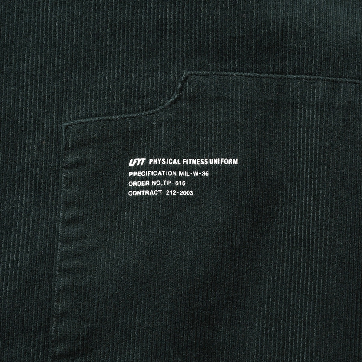 LFYT - DOUBLE KNEE CORDUROY PANTS【LA251203】