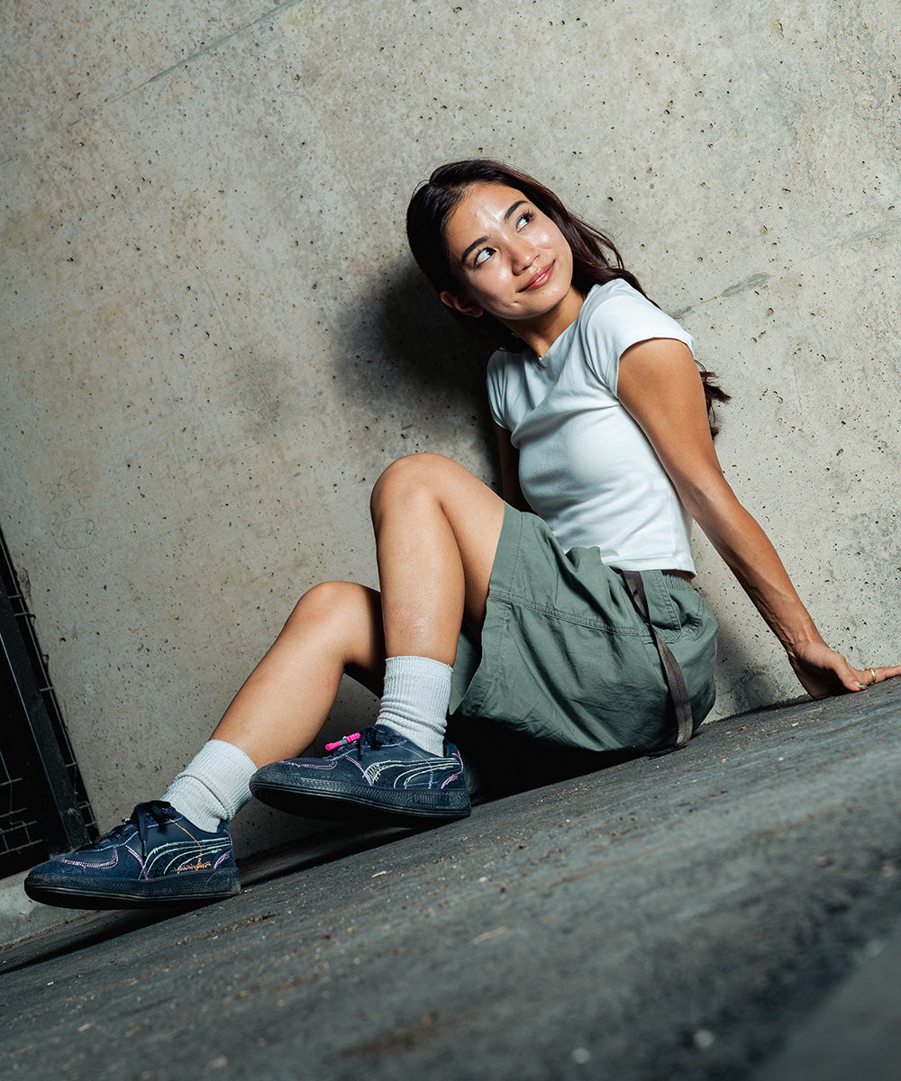 PUMA - PALERMO SQUID GAME PUMA NAVY-BRIGHT MELON【403859-01】