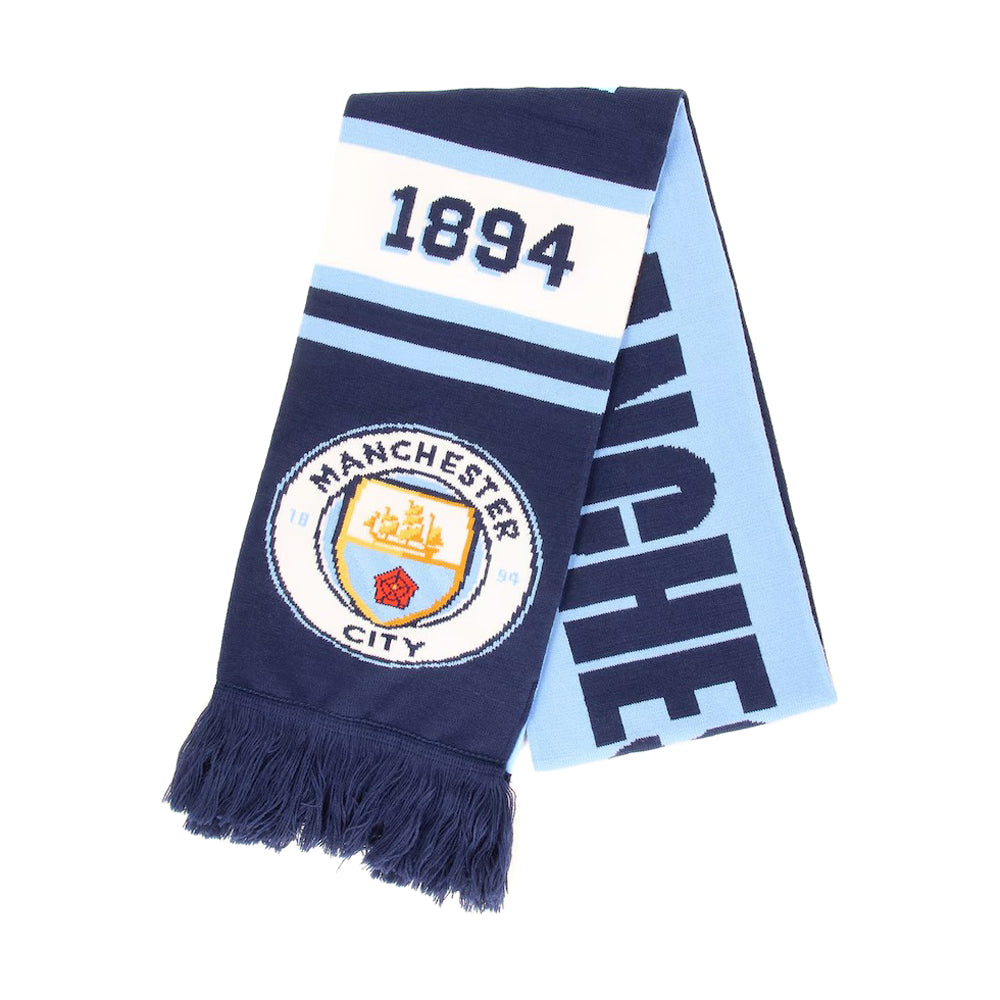 Manchester City -プレミアリーグ STADIUM MUFFLER SAX BLUE【MCI-SCF01】