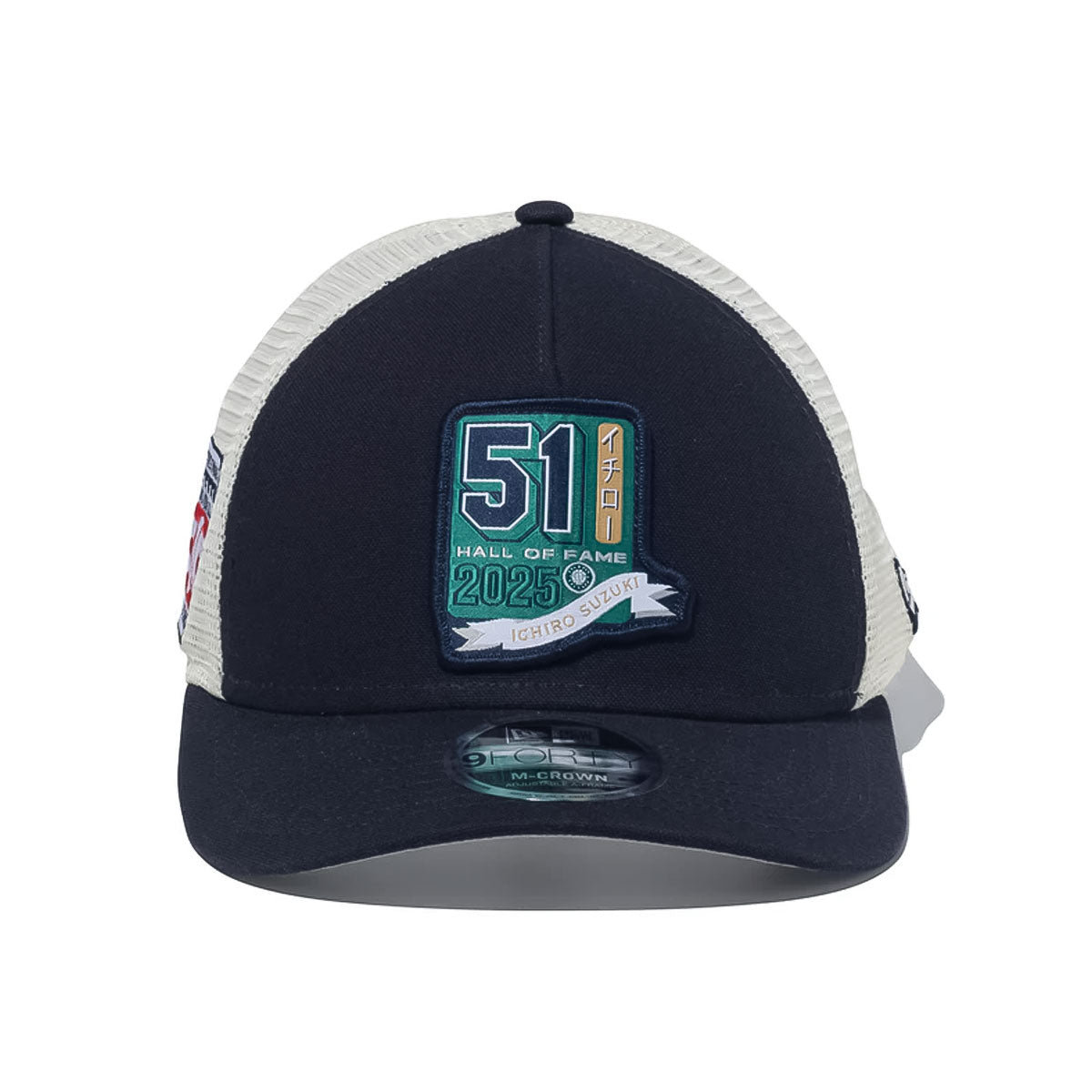 NEW ERA Seattle Mariners - 9FORTY M-Crown A-Frame TRACKER ICHIRO SUZUKI Hall of Fame 2025 NAVY/WHITE【14724806】