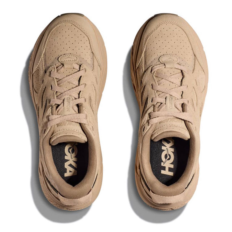 HOKA - UNISEX CLIFTON L SUEDE SHIFTING SAND / DUNE 【1122571-SSDD】