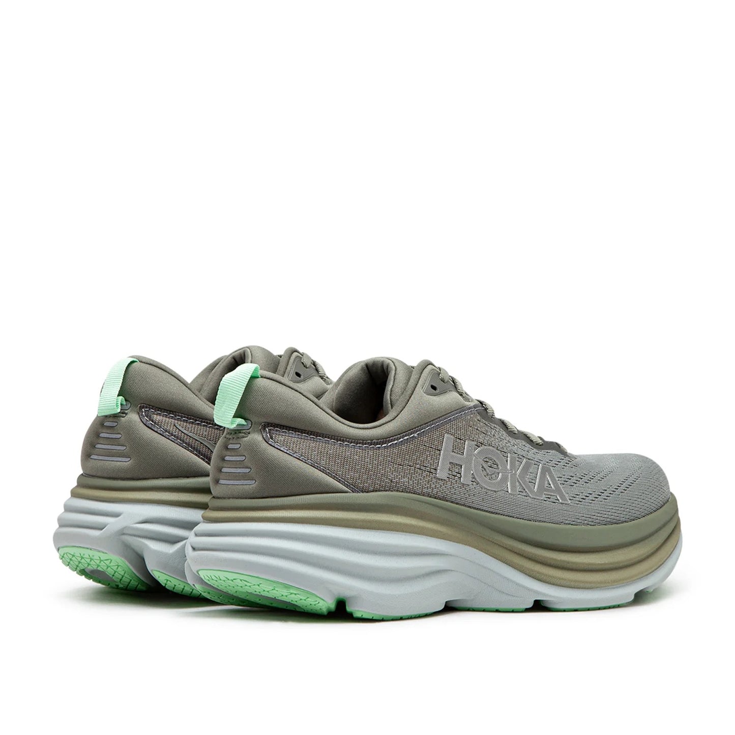 HOKA - MENS BONDI 8 OLIVE HAZE/MERCURY【1123202-OHMR】