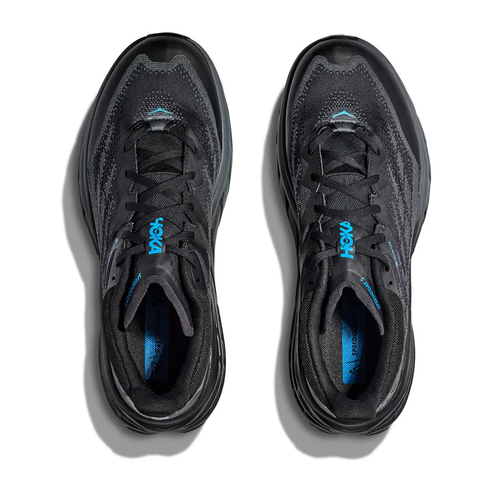 HOKA - MENS SPEEDGOAT 5 GTX BLACK/BLACK【1127912-BBLC】