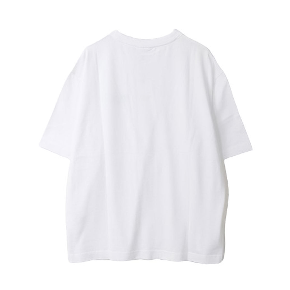 MAISON KITSUNE - HANDWRITING EMBROIDERY OVERSIZE WHITE 【OM00123KJ0119】