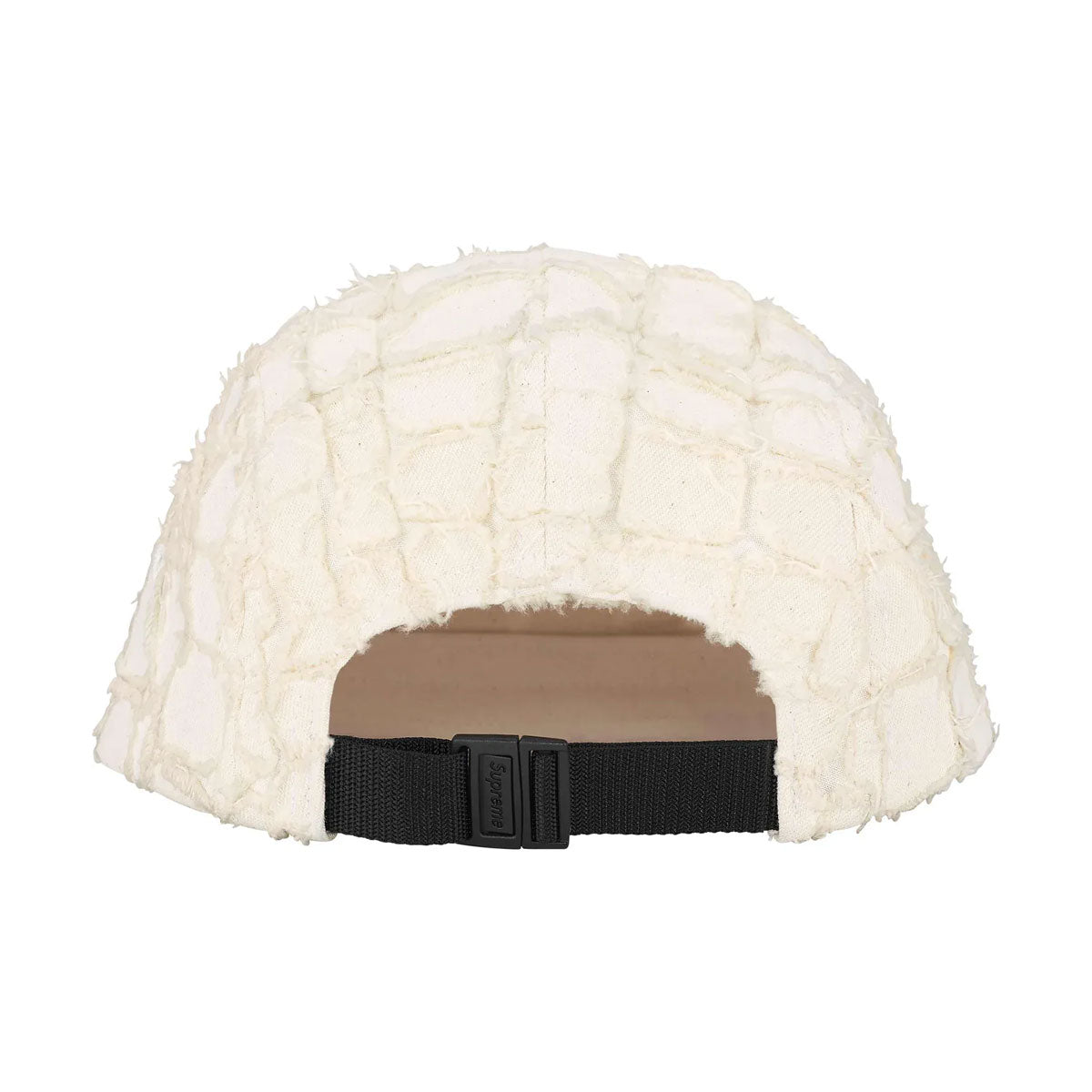 Supreme - Frayed Croc Denim Camp Cap Natural