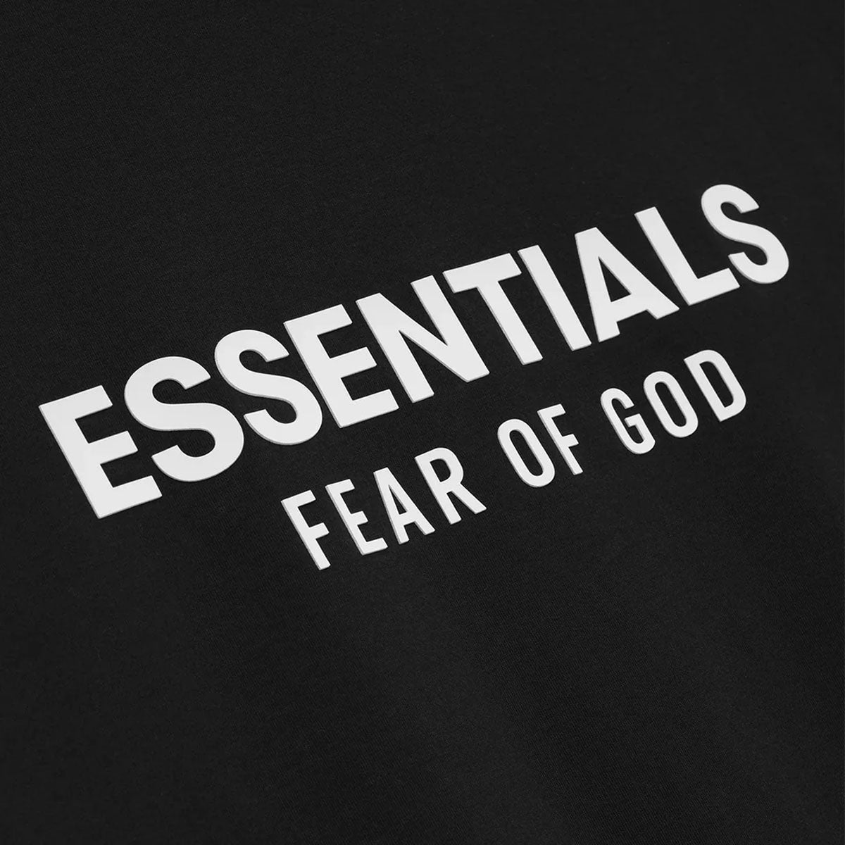 Fear of God ESSENTIALS - Classic Fit T-Shirt JET BLACK 【125AS254190F】