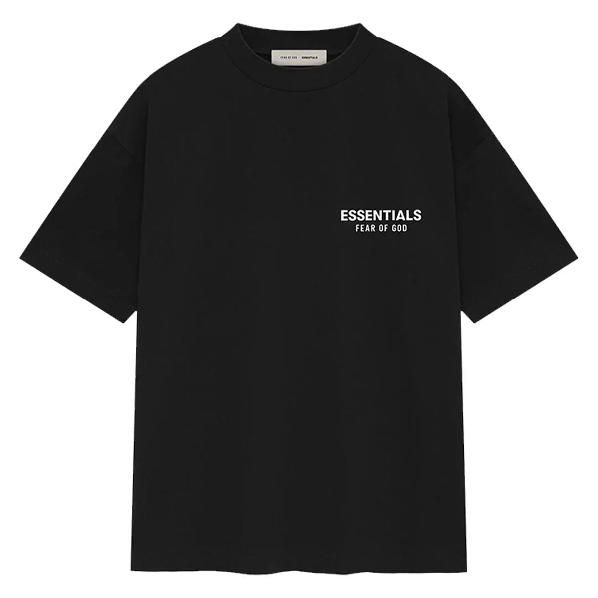 Fear of God ESSENTIALS - Classic Fit T-Shirt JET BLACK 【125AS254190F】