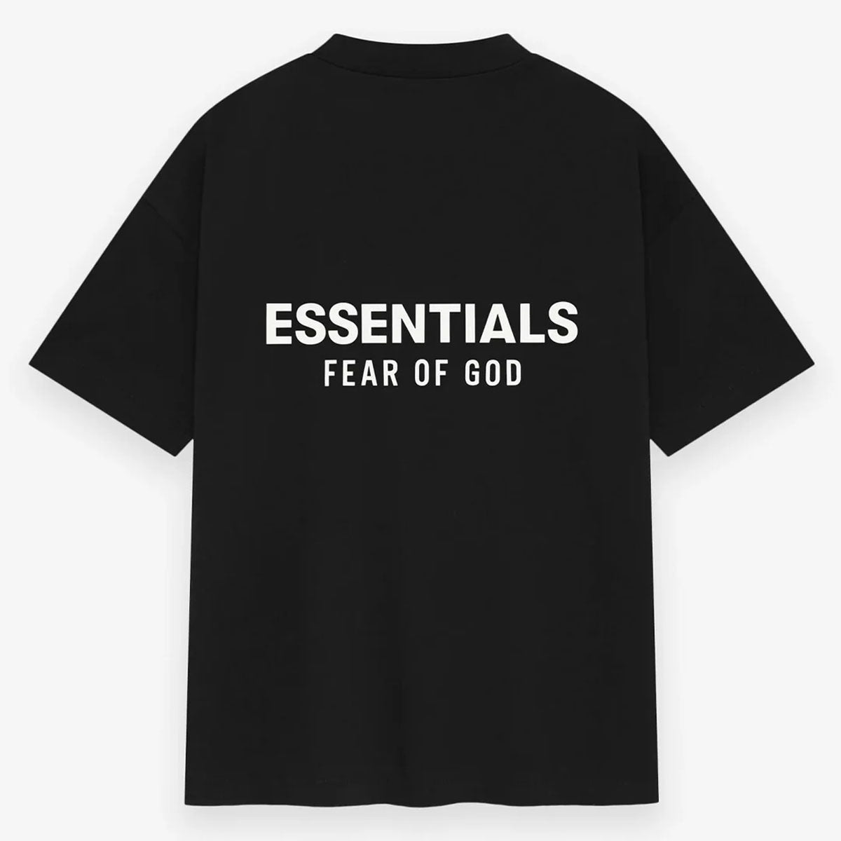 Fear of God ESSENTIALS - Classic Fit T-Shirt JET BLACK 【125AS254190F】