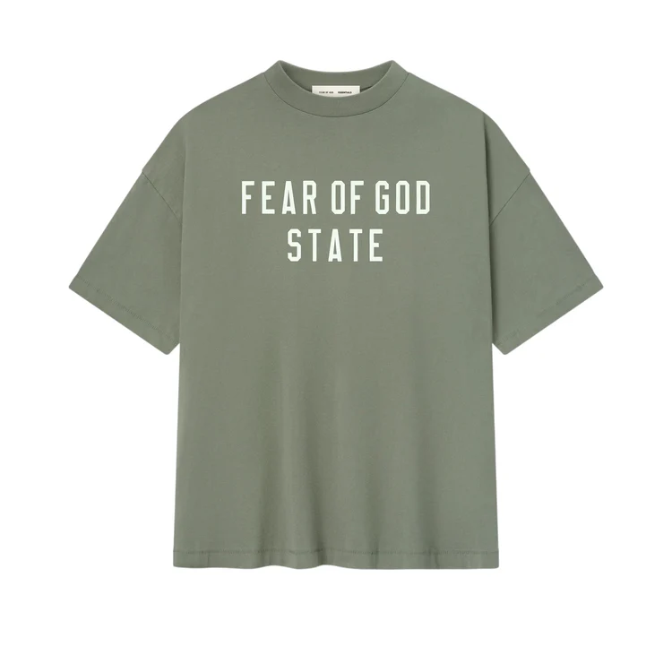 Fear of God ESSENTIALS - 90S Fit T-Shirts MOSS【125SP254477F】