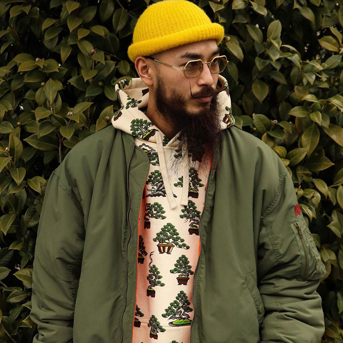 LFYT × THREE TIDES TATTOO エルエフワイティー × スリータイズタトゥー YUSUKE HAMAMOTO BONSAI HOODIE プルオーバーパーカー 【LE240502】