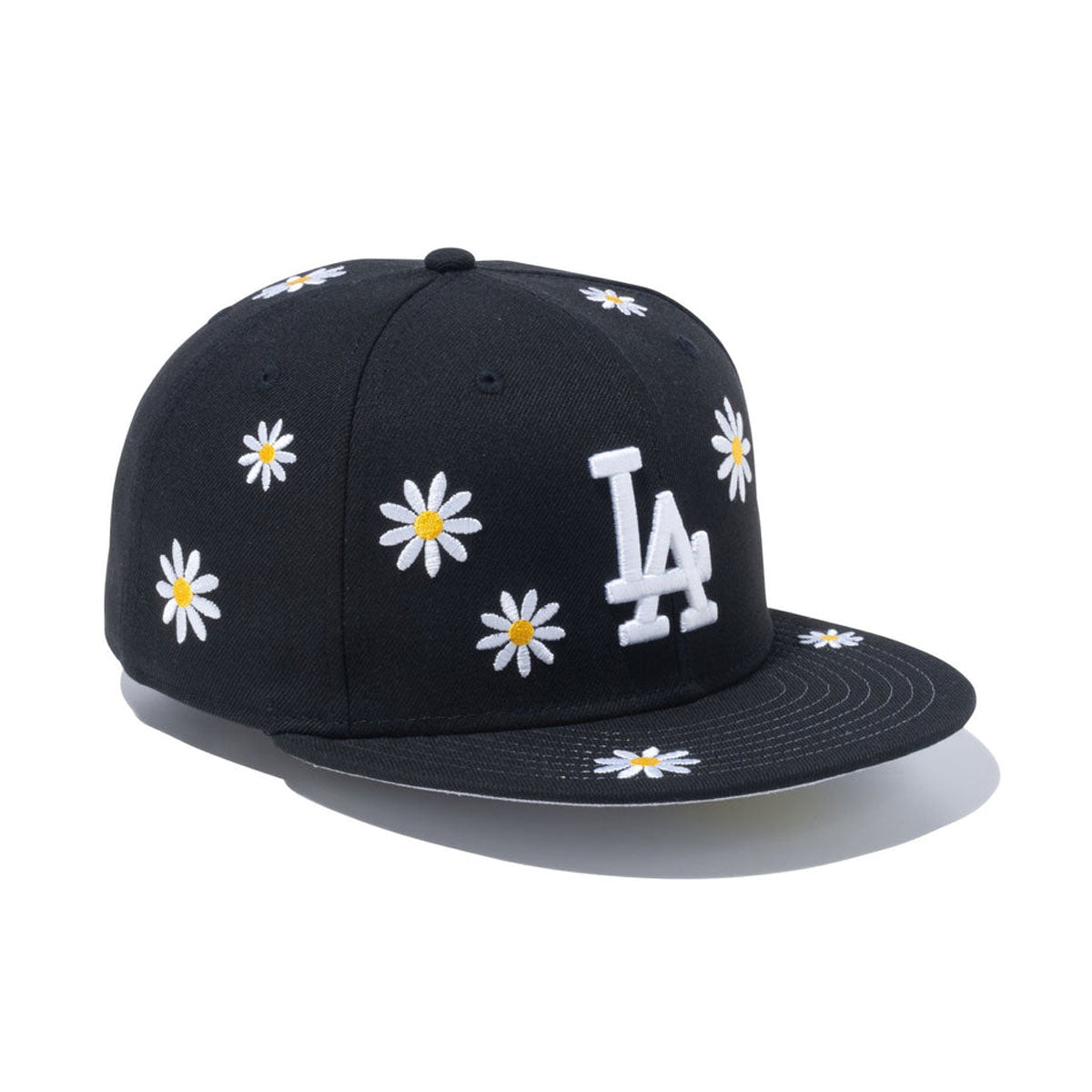 NEW ERA LA DODGERS - FLOWER EMB 59FIFTY BLK【13751147】