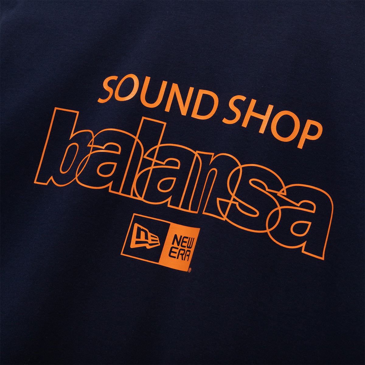 NEW ERA × SOUND SHOP balansa - AP BALANSA SHORT SLEEVE TEE NAVY【13822797】