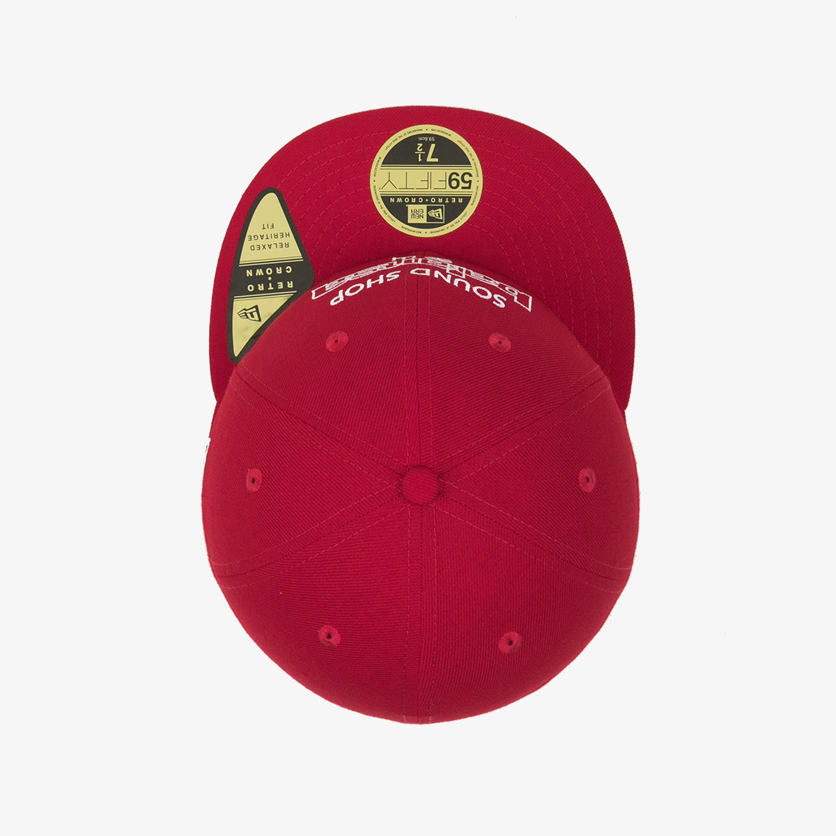 NEW ERA × SOUND SHOP balansa - RC 59FIFTY LOGO BALANSA SCARLET【13822850】