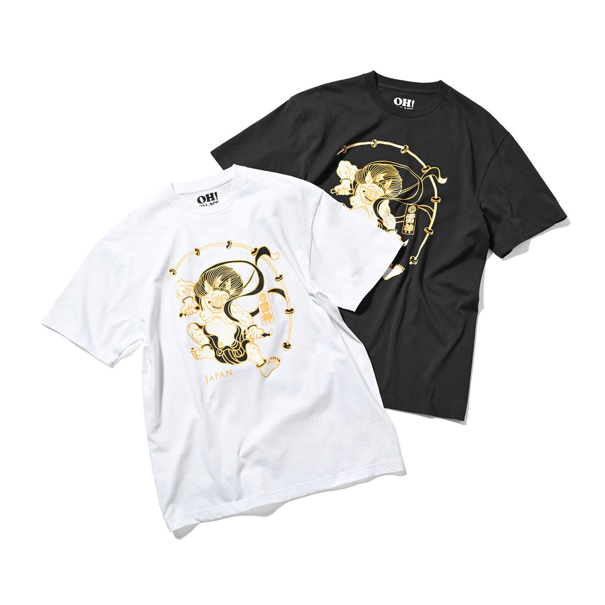 OH!PALACE - 雷神TEE BLACK