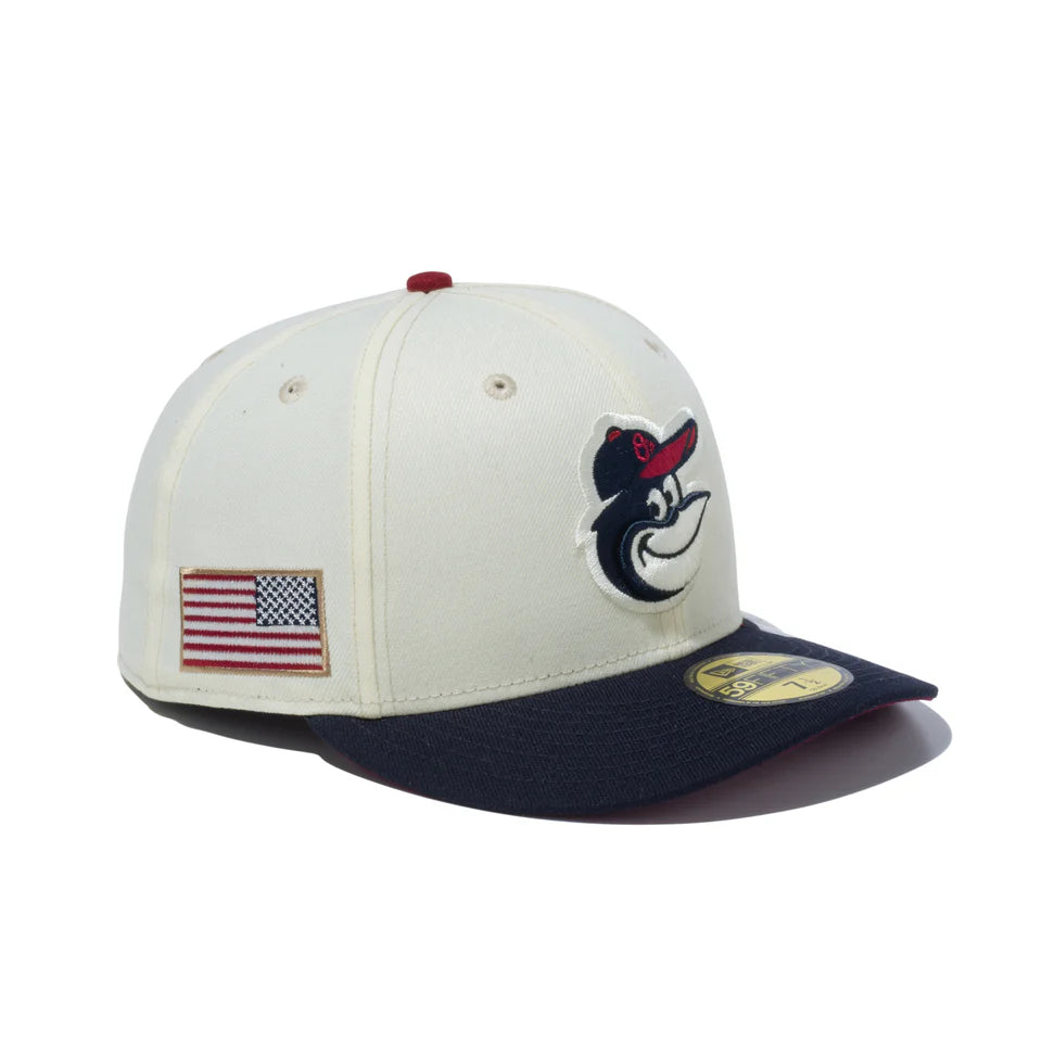 NEW ERA 巴爾的摩金鶯 - 59FIFTY PC S&S CRM NVY【14109867】