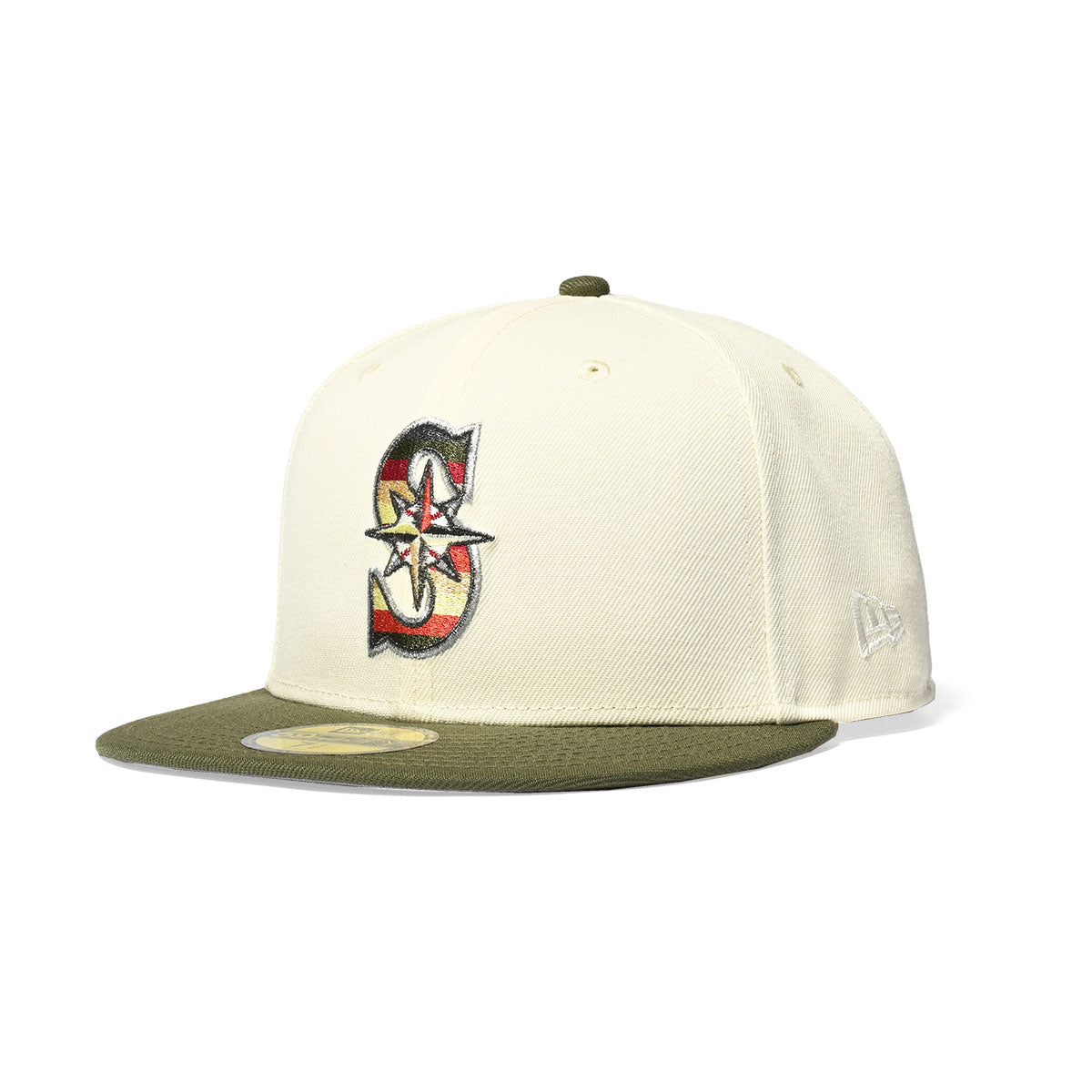 NEW ERA Seattle Mariners - 2023 ALL STAR GAME 59FIFTY CHROME/NEW OLIVE【14148786】