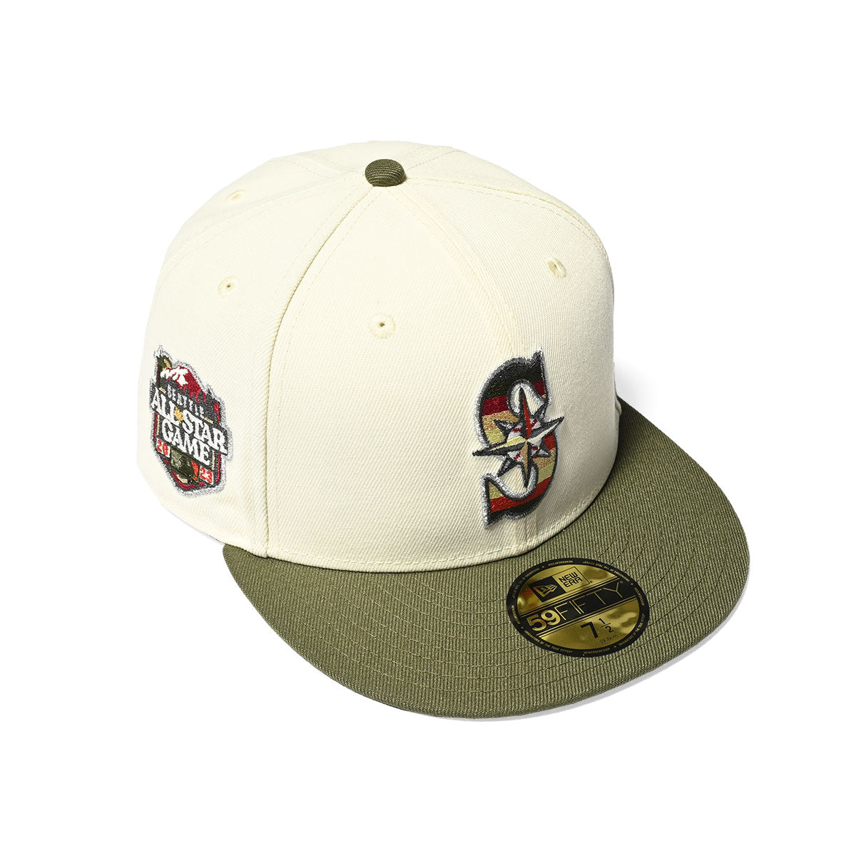 NEW ERA Seattle Mariners - 2023 ALL STAR GAME 59FIFTY CHROME/NEW OLIVE【14148786】
