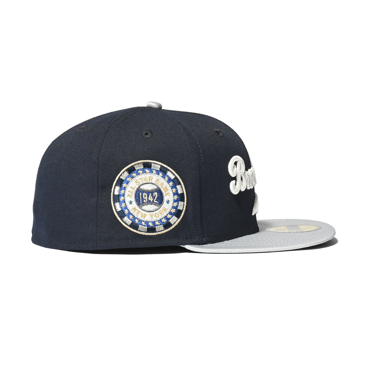NEW ERA Brooklyn Dodgers - 1942 ALL STAR GAME 59FIFTY NAVY/METALLIC SILVER【14148791】