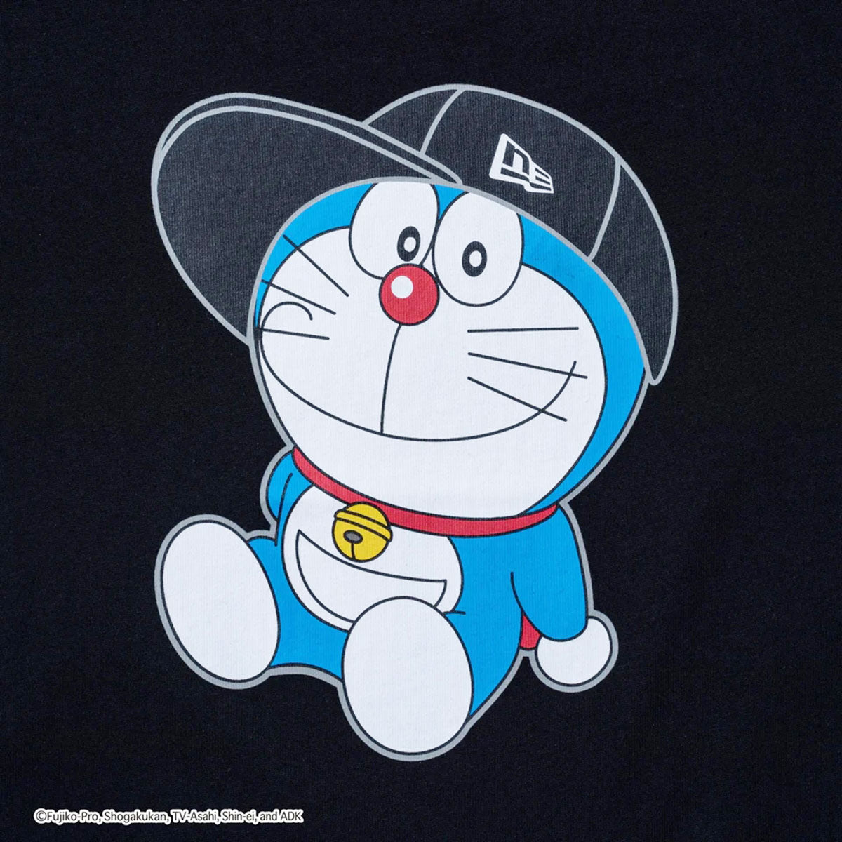 NEW ERA - DORAEMON NECAP Youth S/S COTTON TEE BLACK 【14521044】