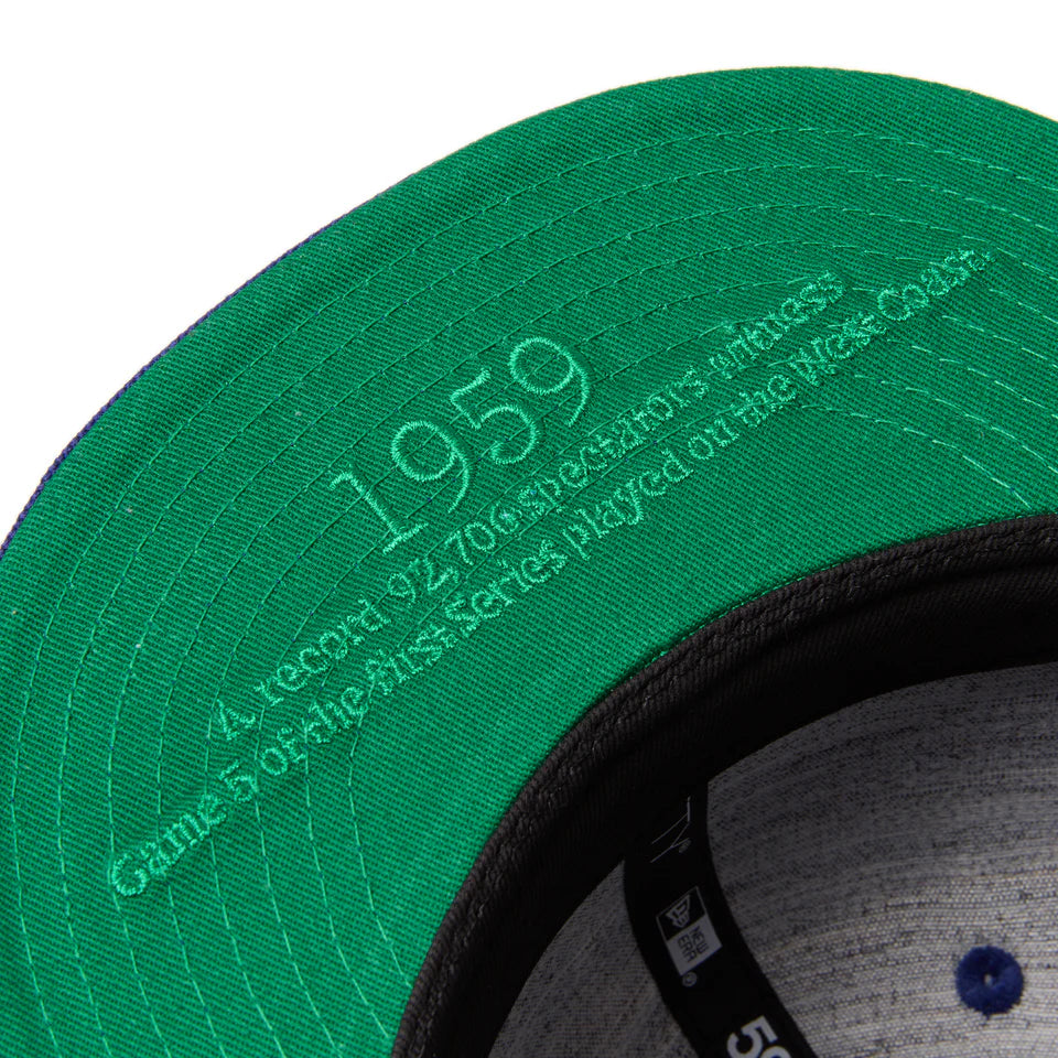 NEW ERA Los Angeles Dodgers - 59FIFTY World Series Cooperstown DARK ROYAL 【14668141】
