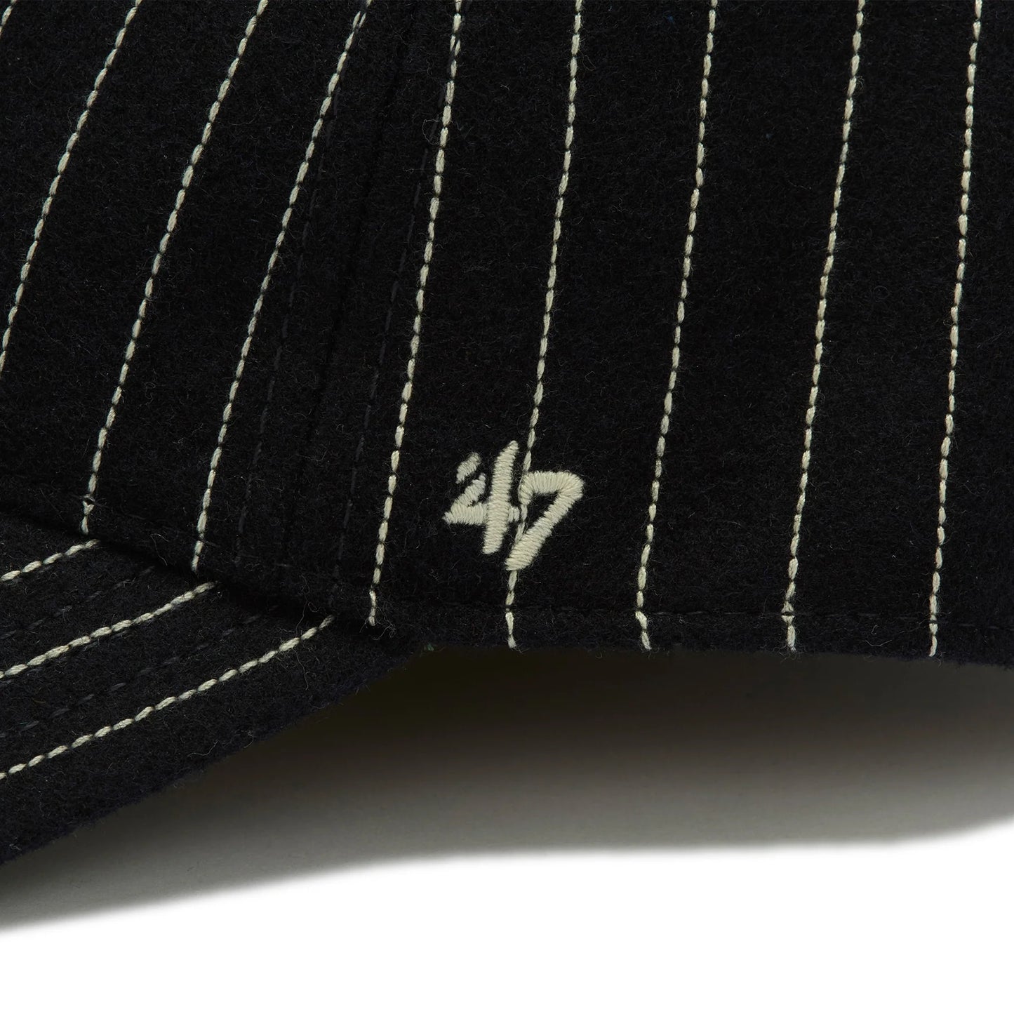 ’47 BRAND New York Yankees - CLEAN UP Wool Pinstripe NAVY【14858303 47A B-WOPCU17WIS-NYA】