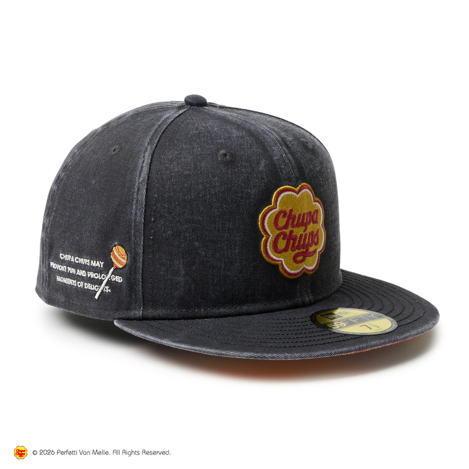ちょっこのほっぺ NEW ERA - 59FIFTY Chupa Chups ITALIAN WASH BLACK 【14863805
