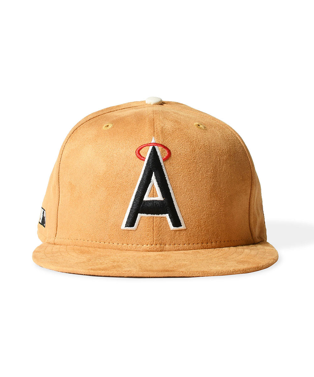 NEW ERA - California Angels CO 59FIFTY SUEDE CAMEL【14882005】